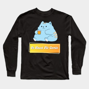 Oh Lawd He Comin Chonk Meme Long Sleeve T-Shirt